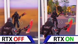 Fortnite RTX | Ray-Tracing ON/OFF Comparison