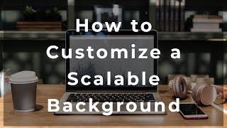 How to Customize a Scalable Background | Adobe Muse Template