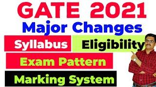 GATE 2021 Changes|GATE 2021 Measure Changes|GATE 2021 Exam Pattern|GATE 2021 Syllabus|GATE 2021