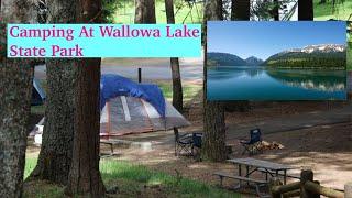 Camping at Wallowa Lake State park, Oregon State