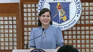 Sara Duterte resigns as DepEd secretary, holds press conference