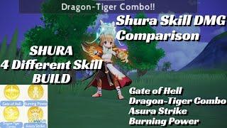 Ragnarok Origin Global - Shura Build 4 Different Skill Build/Damage Comparison