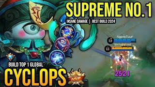 CYCLOPS BEST BUILD 2024 | BUILD TOP GLOBAL CYCLOPS GAMEPLAY | MOBILE LEGENDS