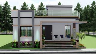 2Bedroom home plan I Beautiful Home For Village I Low Budget Home Plan I 2BHK Home I @Myhomeplan