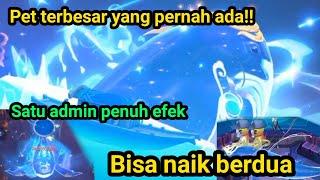 REVIEW PET IKAN PAUS  BESAR BANGET BISA SATU ADMIN PENUH EFEK IKAN - GAMEPLAY PET IKAN PAUS SUPER