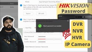 مسح كلمة السر في أجهزة هيك فيجن و تعيين باسورد جديد Hikvision Password