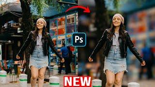 How to Blur Photo Background - Photoshop Tutorial For Beginners