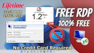 Lifetime Free RDP Hosting No Credit Card Required
