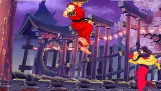 Hyper Street Fighter IV mugen Ken x Rose