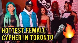 HOTTEST FEMALE CYPHER IN TORONTO FT. COCANINA, DUCH DILLINGER, & LAURA TANIFUM -BowlzNBeatz Cypherz-