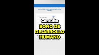 Bono de Desarrollo Humano 2024