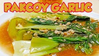 RESEP SIMPLE - PAKCOY GARLIC