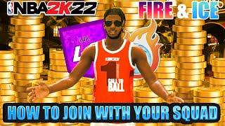 HOW TO JOIN THE FIRE AND ICE EVENT WITH YOUR SQUAD IN NBA2K22