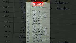 M-Code # cnc #ytshorts #shortsfeed #viral #shorts