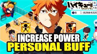 *BONUS STAT UP* INCREASE PLAYER POWER WITH THIS BUFF - HAIKYU! TOUCH THE DREAM SEA