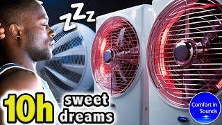 FALL ASLEEP INSTANTLY with THIS White Noise | Two Smooth Heater Fan Sounds to Sleep or Study