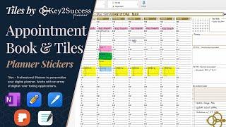 Digital Appointment Notebook + Tile For OneNote