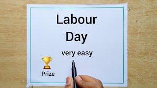 World Labour Day Drawing || World Labour Day Poster Drawing || International Labour Day Drawing