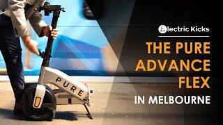 The Pure Advance Flex E-Scooter: In Melbourne