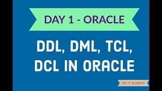 Oracle DDL and DML statement | Oracle SQL for Beginners | Create Alter Delete Drop and Truncate