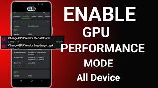 Enable GPU Snapdragon to Mediatek Performance Mode | Max FPS Fix Lag - No Root