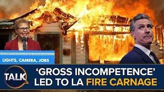 “RESIGN NOW”: Gavin Newsom Branded “Blithering Idiot” For Failing Californians Amid Wildfires