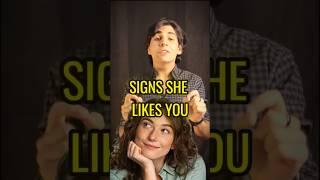 Signs ️that girl likes you| she is interested in you#love #relationship #dating #psychology #facts