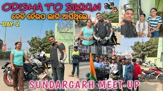 Sundargarh re meet-up || Odisha to Sikkim ride | day-2| cut reaction || j ten rider