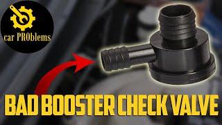 4 Symptoms Of A Bad Brake Booster Check Valve. How To Test?