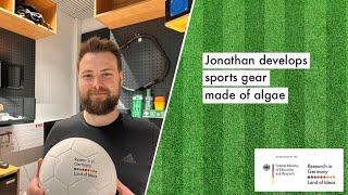 Jonathan develops sports gear made of algae | From Lab to Pitch