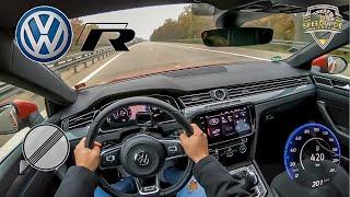 VW Arteon 2.0 TSI DSG 190 HP TOPSPEED ON GERMAN AUTOBAHN (NO LIMIT) by SpeedUpDE