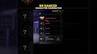 Br Rank Character Combination | Best Character combination For Br Ranked #freefire #shorts