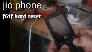 jio lyf f61f ko hard reset  pin unlock // jio phone f61f hard reset kaise karen