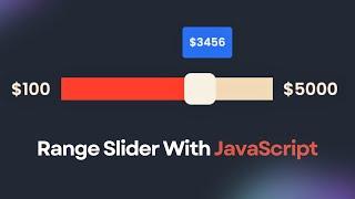 How To Create Range Slider Using HTML CSS And JavaScript