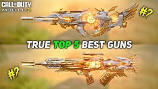 True Top 5 best Guns in Cod Mobile Season 8 #codm