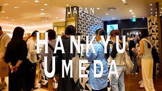 Hankyu Umeda 4K Walking Tour (Tokyo Japan) - Tour with Captions & Immersive Sound.阪急梅田