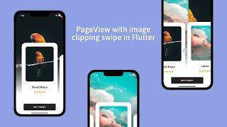 [Flutter] PageView with image clipping swipe