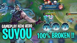 Gameplay New Hero Suyou 100% Broken - Advance Server - Mobile Legends Bang Bang