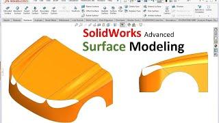 SolidWorks Advanced Surface Modeling-Car Modeling