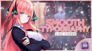 AMV Typography Tutorial like Visper - After Effects AMV Tutorial 2022 (Free Project File)