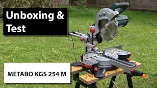 Unboxing & Test der Metabo KGS 254 M Kapp-Zugsäge