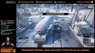 Snowrunner Speedrunning: Model Collector Taymyr 1:49:04