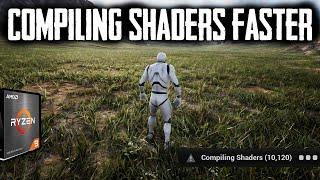 Unreal Engine - COMPILING SHADERS FASTER 5900x