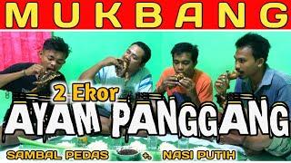 MUKBANG LALAPAN MENTAH AYAM PANGGANG, NASI PUTIH DAN SAMBAL PEDAS @RamangAllProperty