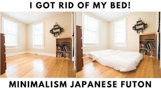 Minimalism: Japanese Futon Benefits| No Bed, I Sleep On The Floor