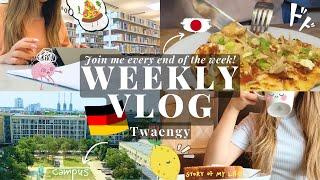 Living Alone in Germany: Fitness, study at university campus, cooking, student life  | VLOG