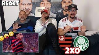 REACT FLAMENGO 2X0 PALMEIRAS - DOMINOU O JOGO! FOI POUCO 2X0