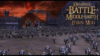 (BFME 1) Edain Mod (Good Campaign) Black Gate. UHD (4K) Gameplay