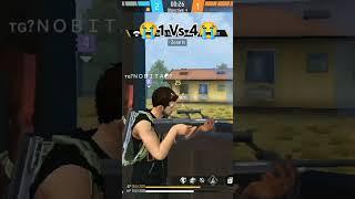 Ntr Gamer Funny Free Fire Shorts 1 Vs 4  #totalgaming #freefire #ytshorts #viralshorts