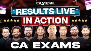  CA Exam 2024 Results: Live in Action | CA Sept 2024 Result Update | Ekagrata CA